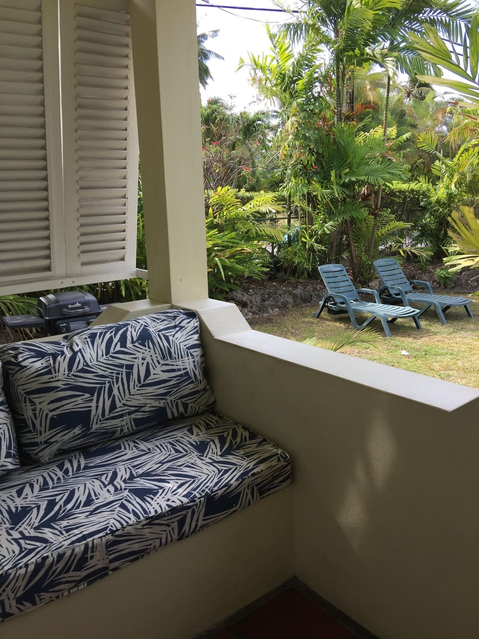 seating on terrace