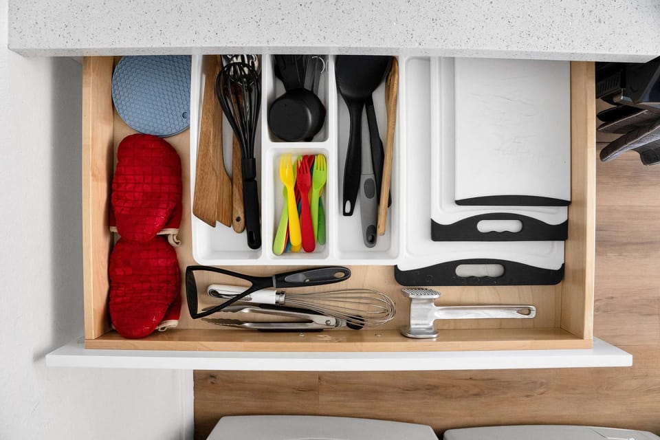 An abundance of utensils to cater to all your needs.
