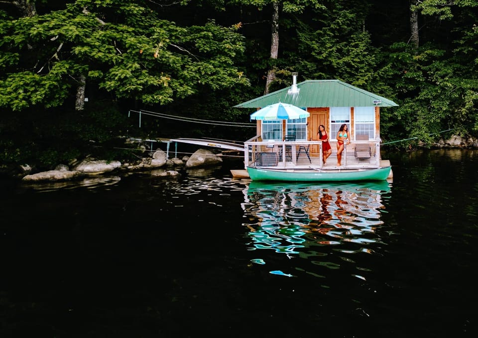 Sleep where the lake lives.