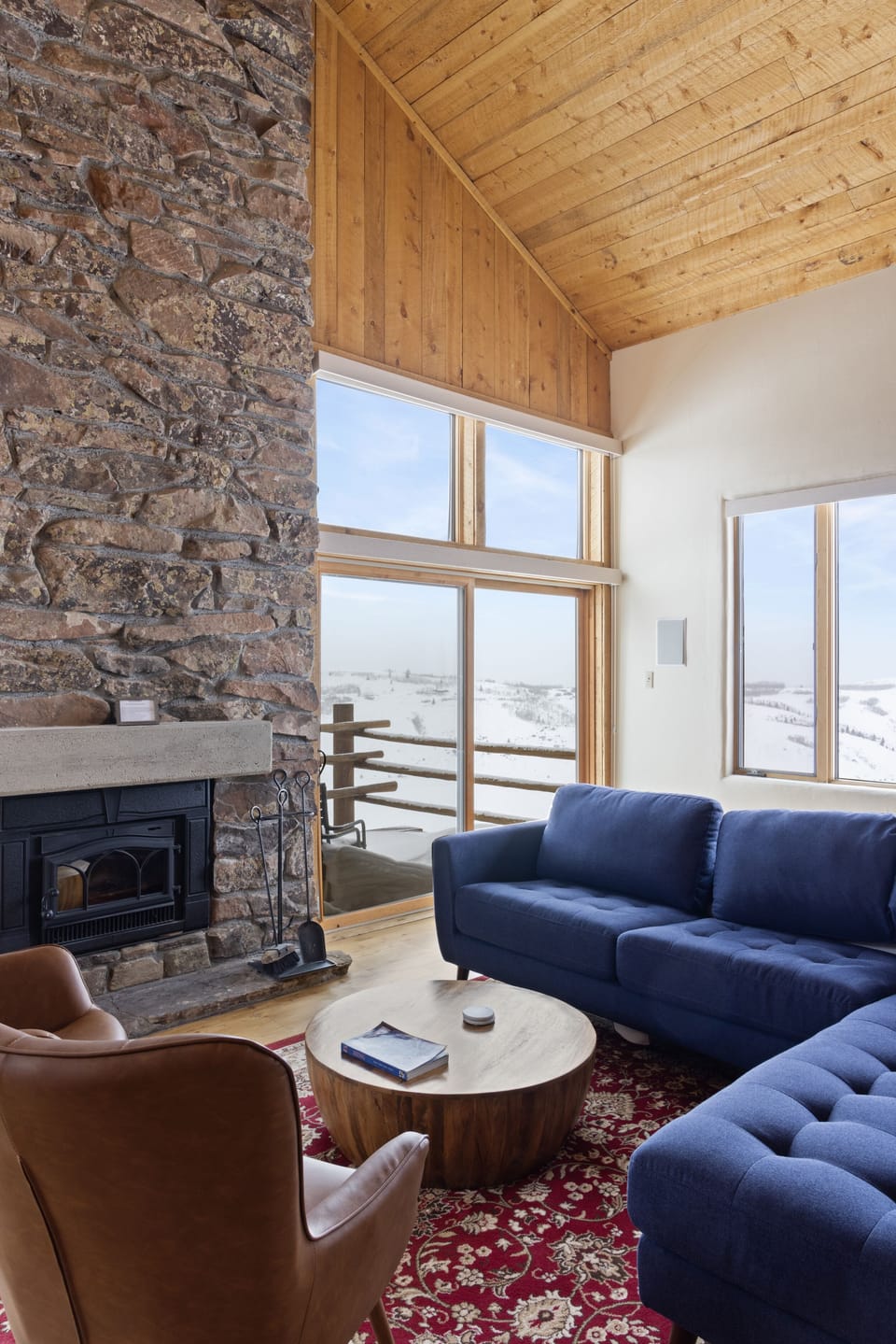Living Room with Fireplace