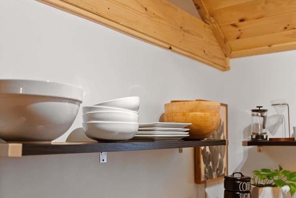 Well-Stocked Kitchen — Dishes, Coffee & Essentials Included
