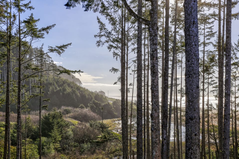 Listen to the waves crash onshore from the main floor deck