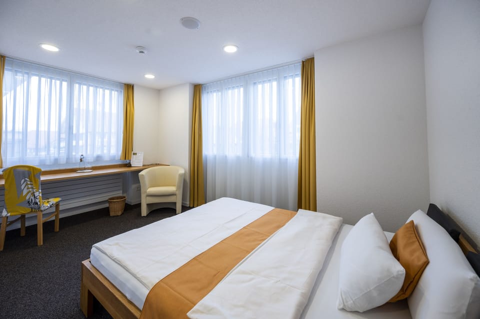 Basic Double Room | Free minibar items, individually decorated, desk, laptop workspace