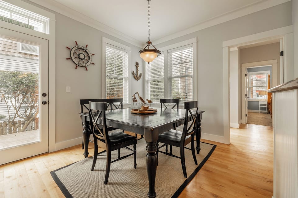 Gather around the dining table for great food and conversation
