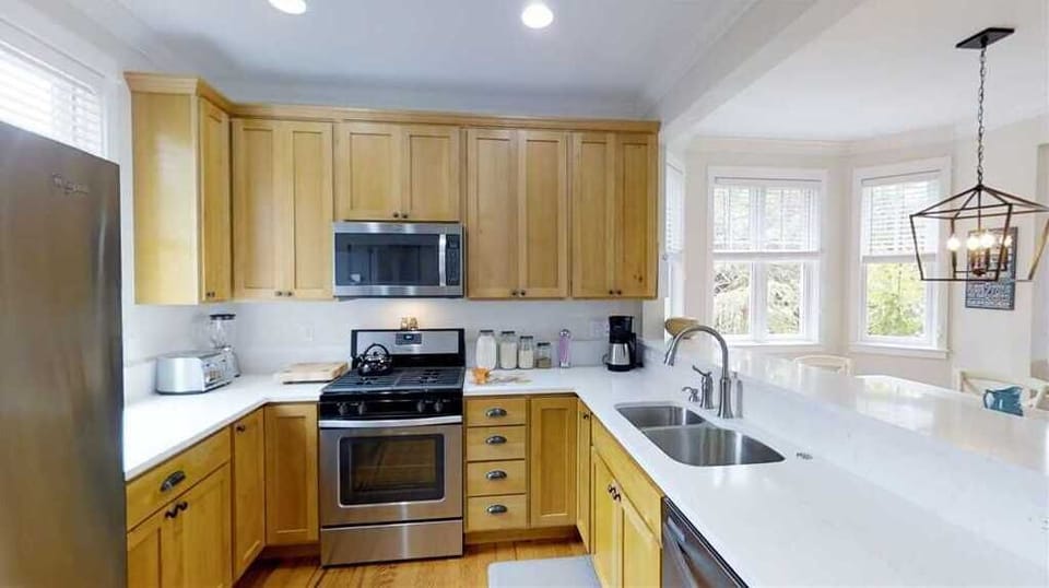 Kitchen island with additional seating