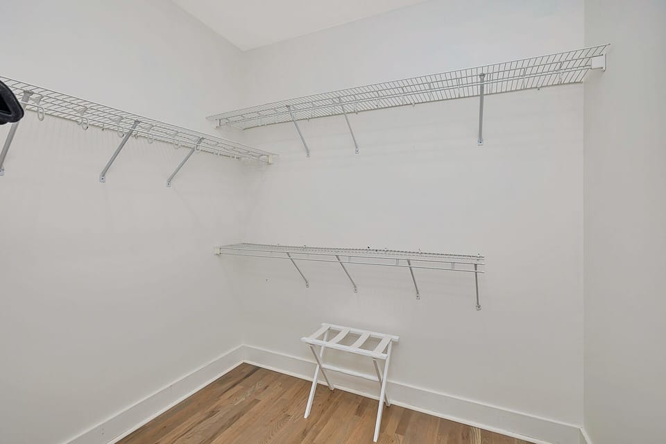 Primary closet