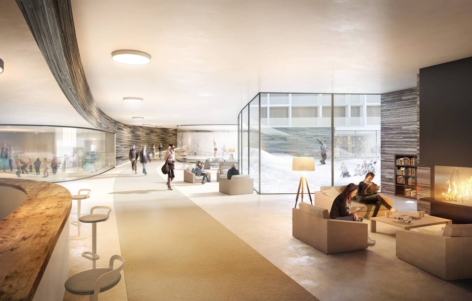 The welcoming lobby provides a lounge area for guests to relax.