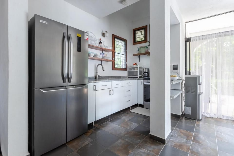 Kitchen with all new appliances.