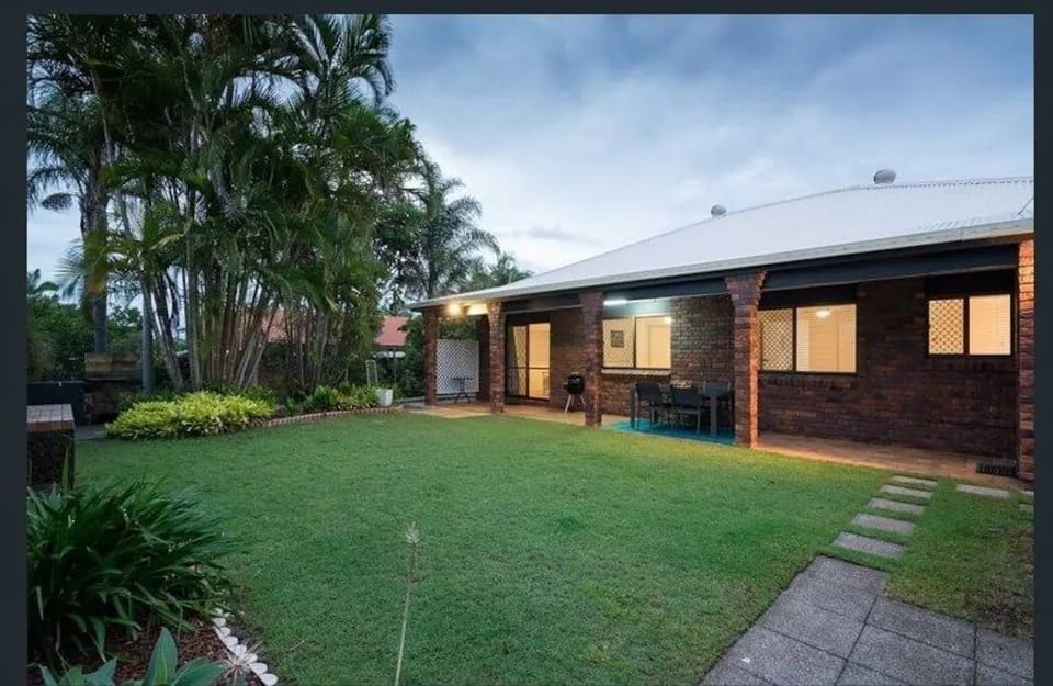 Fully fenced backyard 