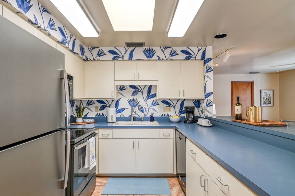 Fully equipped kitchen to help make cooking a meal easy!