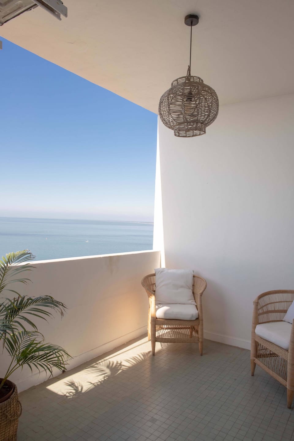 Sea view balcony