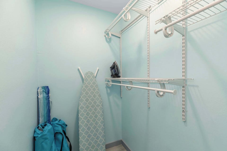 Master Closet w/ Beach Equipment + Iron/Iron Board