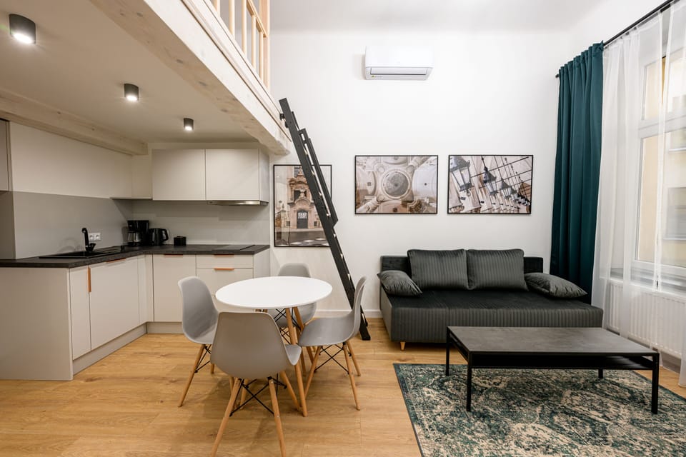 Apartment | Living room | 42-inch Smart TV with digital channels