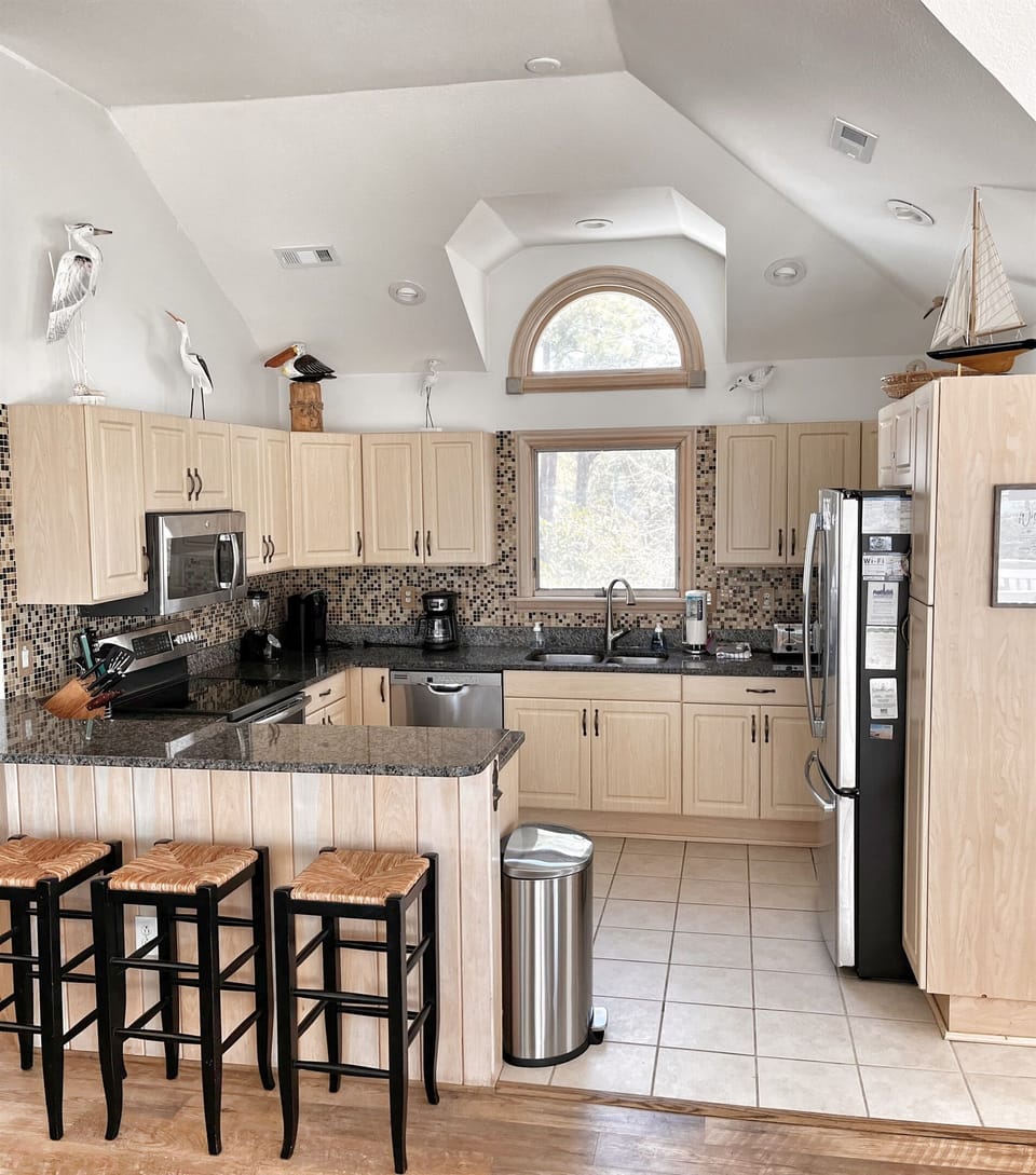 Well stocked kitchen