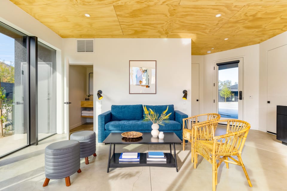 Stylish decor.