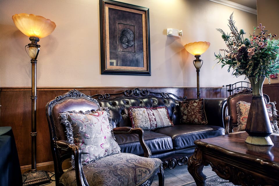 Lobby sitting area