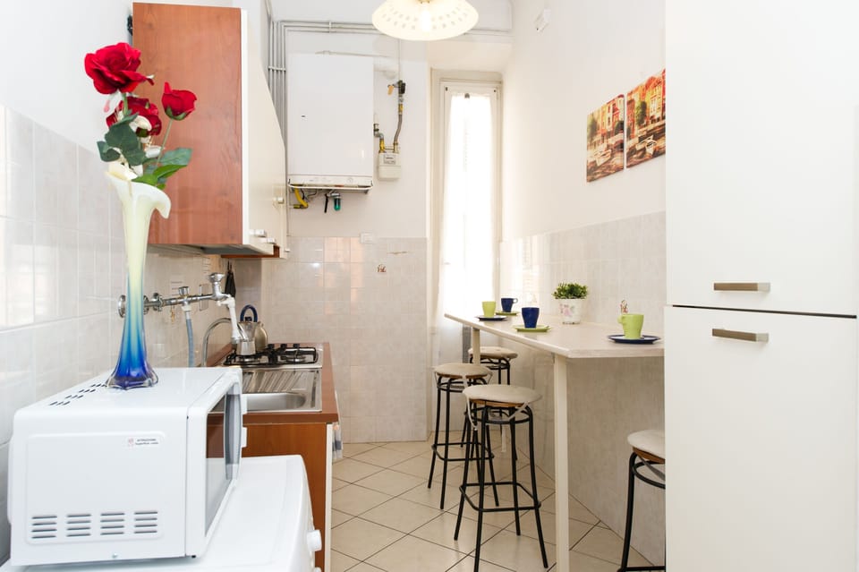 Exclusive Apartment | Private kitchen | Full-size fridge, microwave, espresso maker, electric kettle