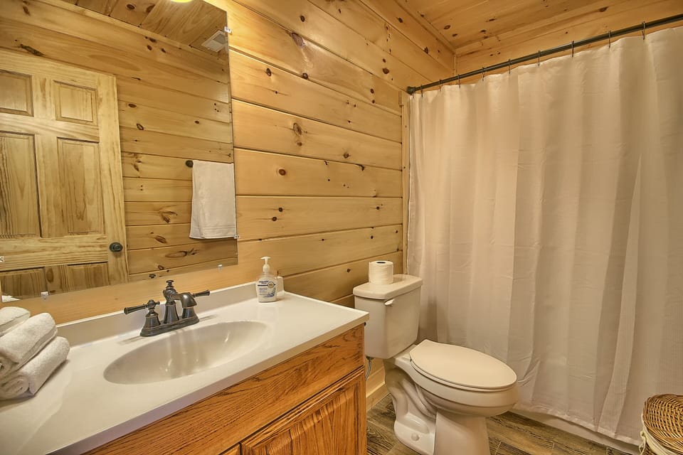 Full Bath 1, with Shower Tub, Lower Level
