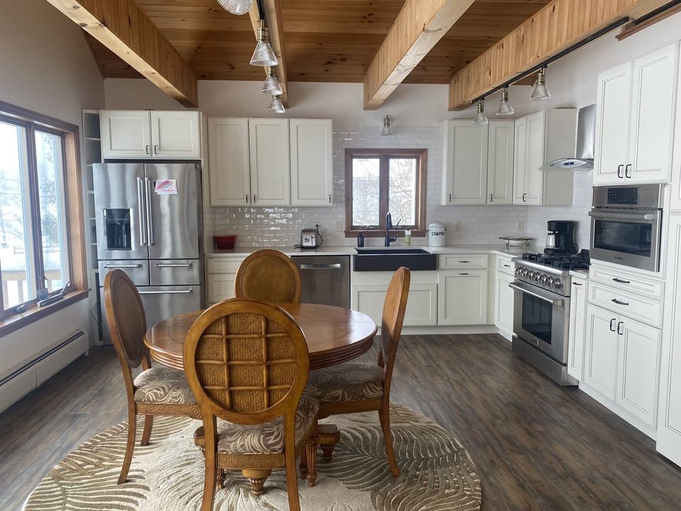 Spacious, updated kitchen. 