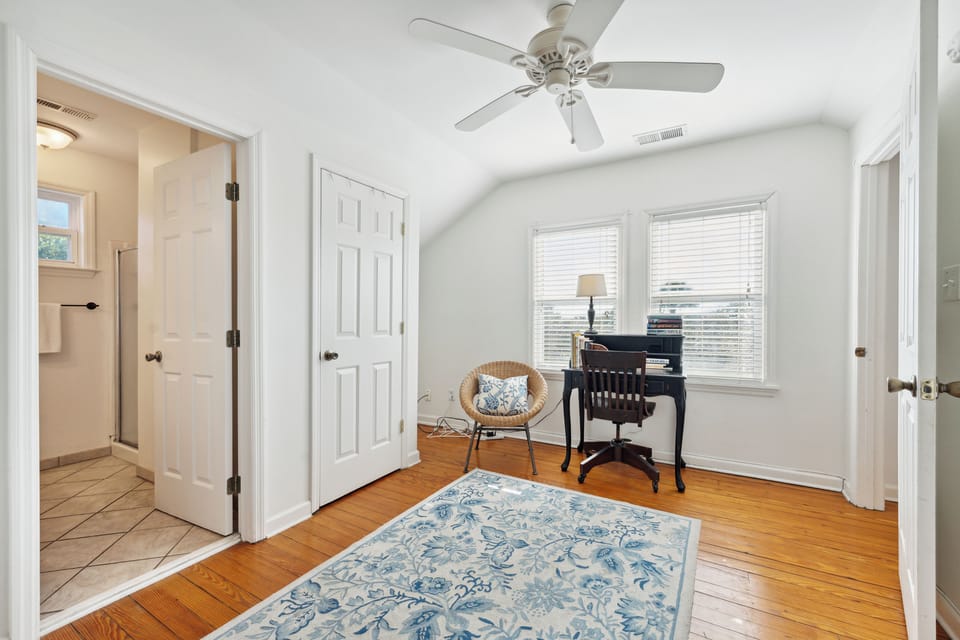 Bedroom with ensuite bathroom