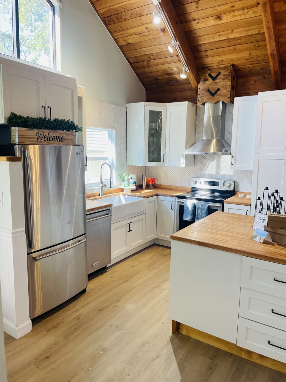 All new appliances in luxury kitchen 