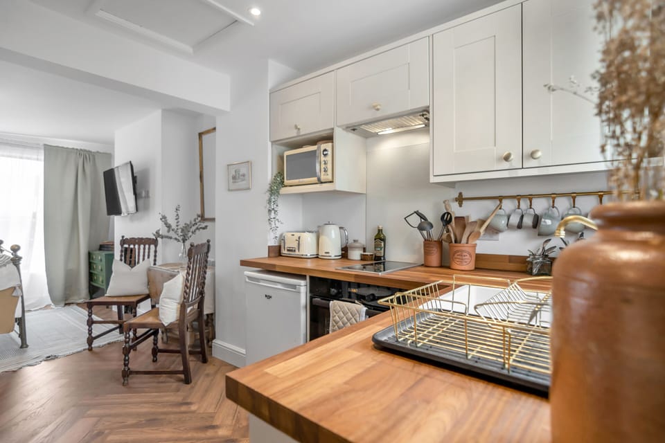Minimalist  design of the kitchen 