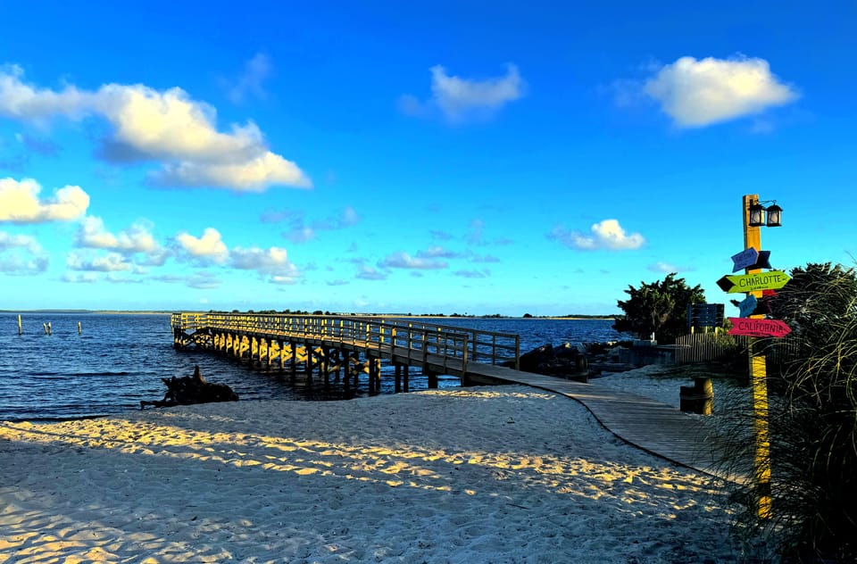 Newly built private pier accessible only by owners and guests of the condos