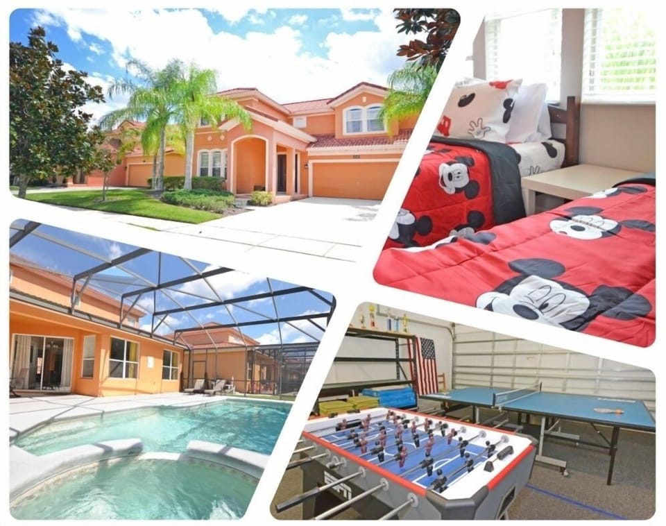 Summer Sparkle 4 Bedroom Home by RedAwning House in Kissimmee