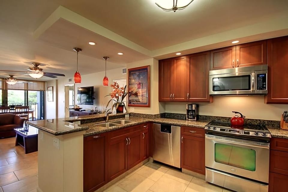 Condo, 2 Bedrooms | Private kitchen | Coffee/tea maker, fridge, oven, toaster