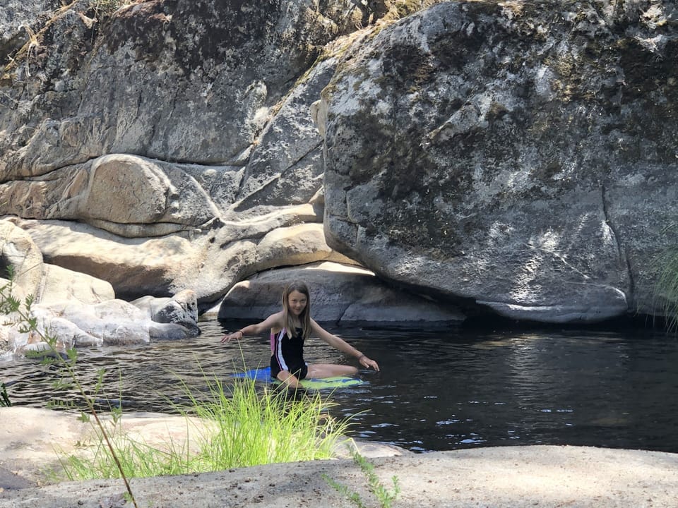 Swimming hole on the Lewis Creek that the property boarders