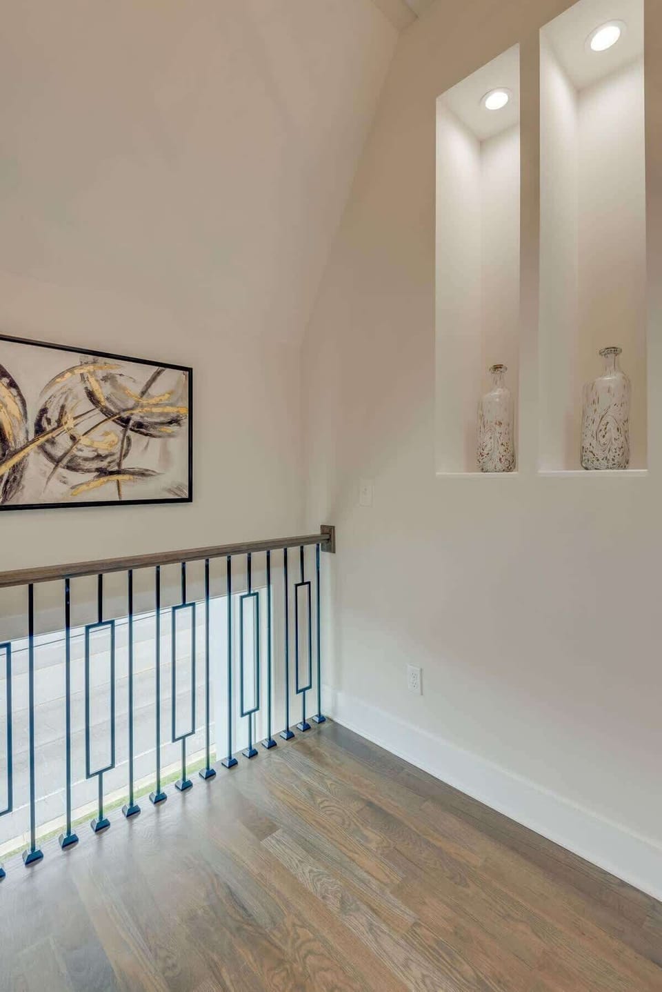Stairs landing.