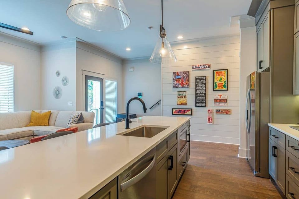 Beautiful open living area/ kitchen!