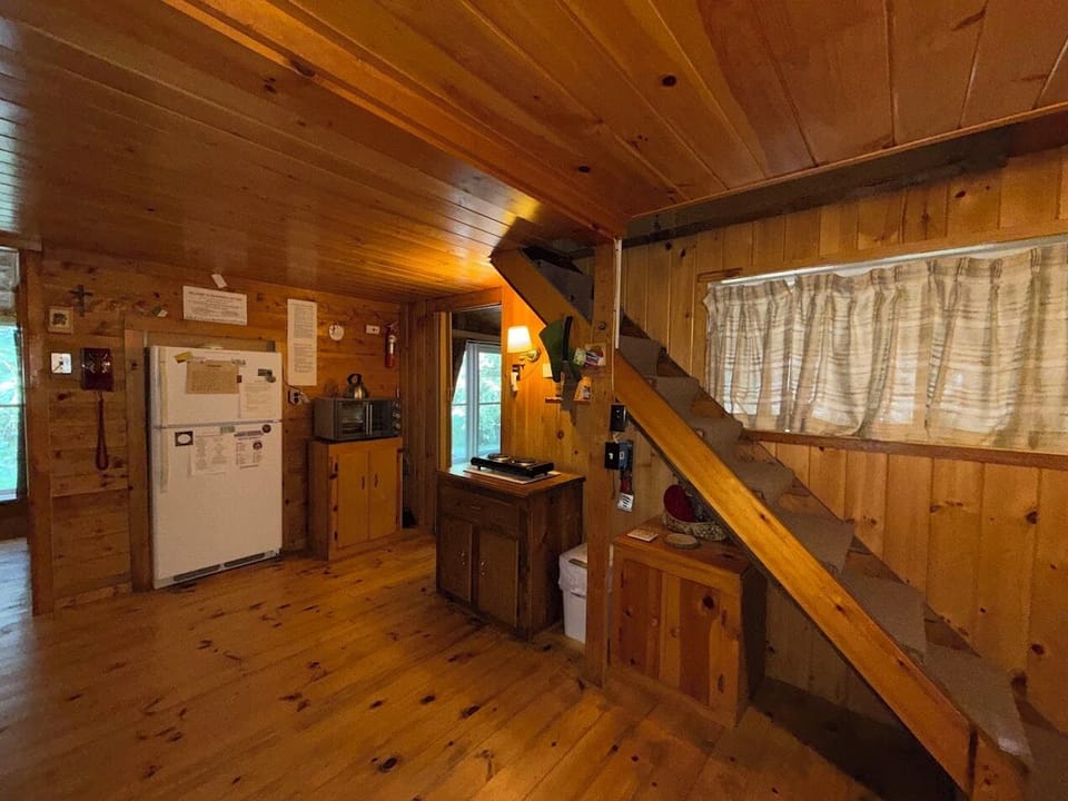 Kitchen from bathroom door
