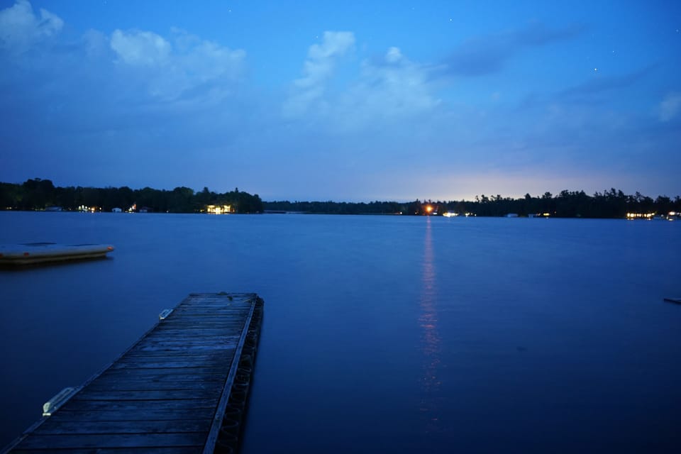Front of property - evening/night