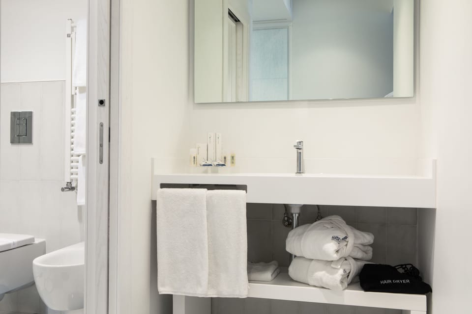 Junior Double or Twin Room, 1 Double Bed with Sofa bed, Sauna | Bathroom | Free toiletries, hair dryer, bidet, towels