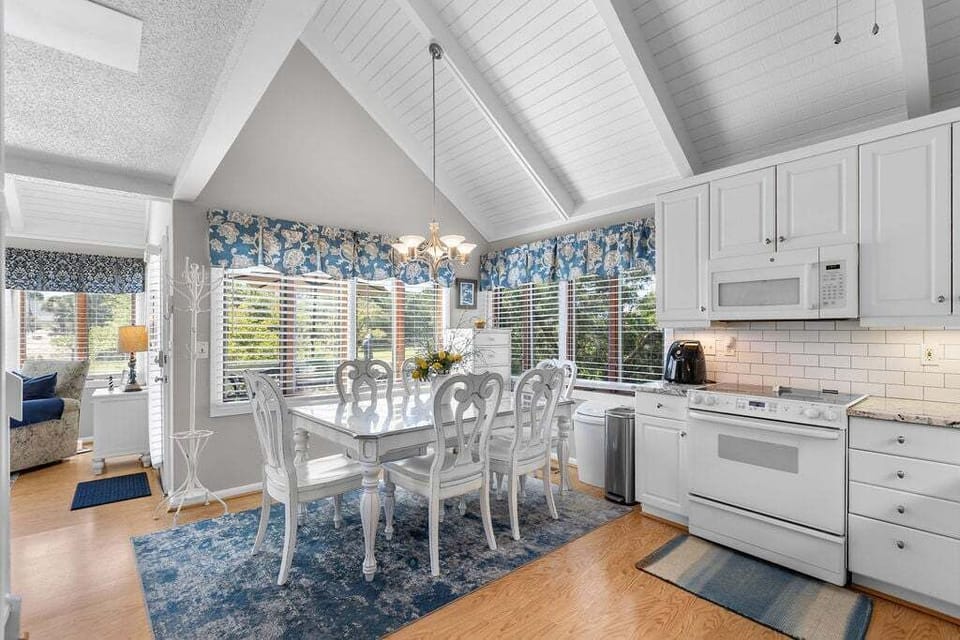 Lots of natural light floods this home.