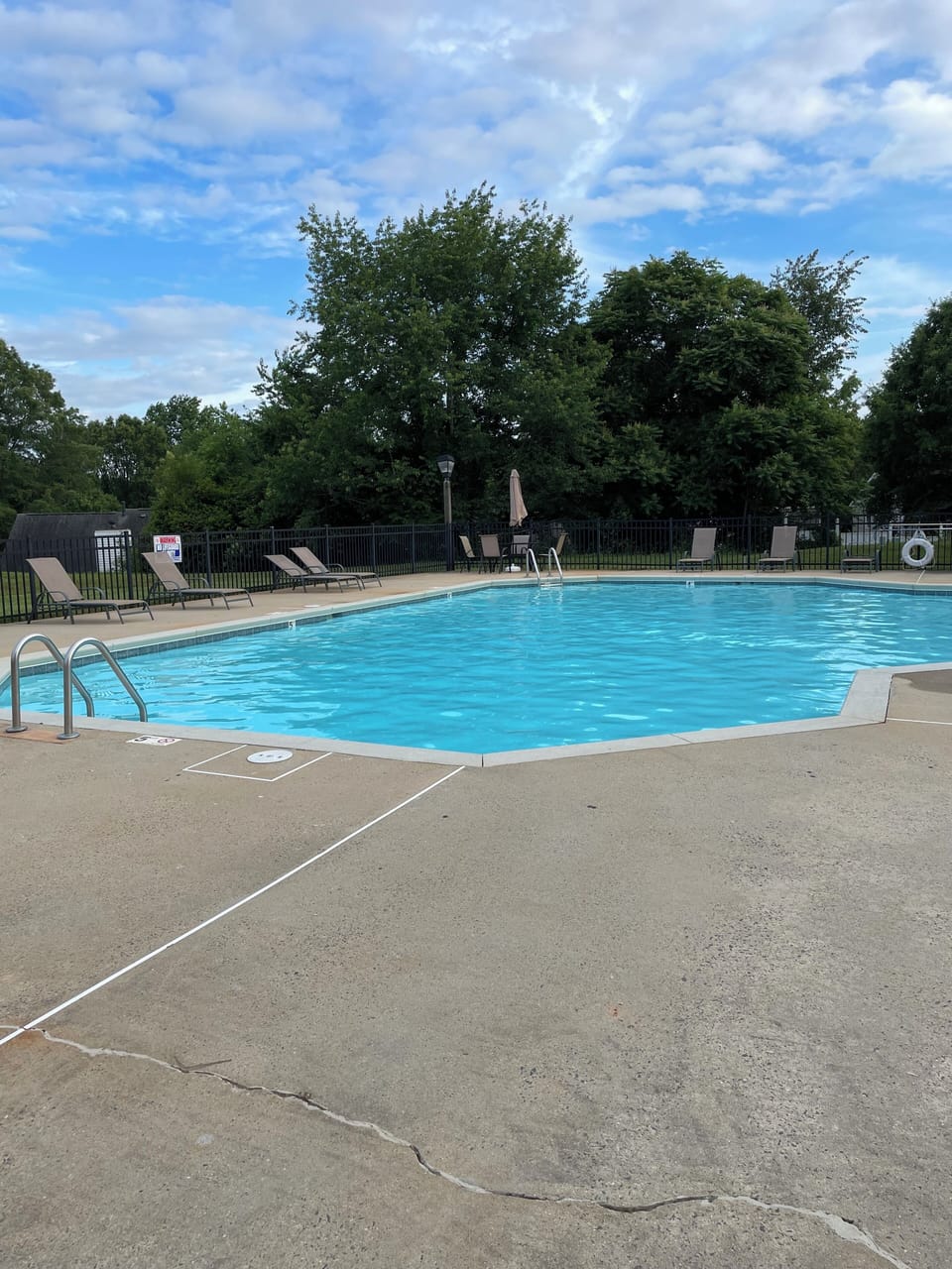 Side 1 of outdoor pool