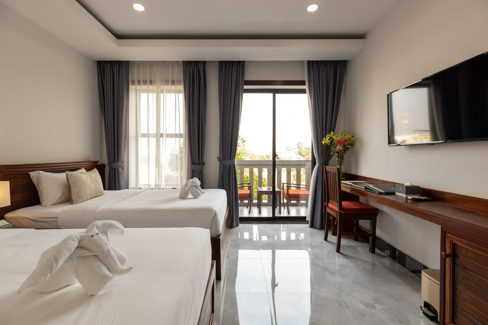Family Room, 2 Bedrooms, Balcony | Egyptian cotton sheets, premium bedding, memory foam beds, in-room safe