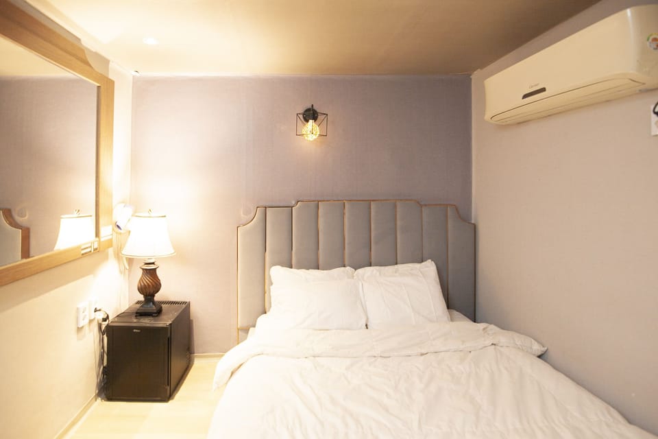 Blackout drapes, iron/ironing board (on request), WiFi (free)