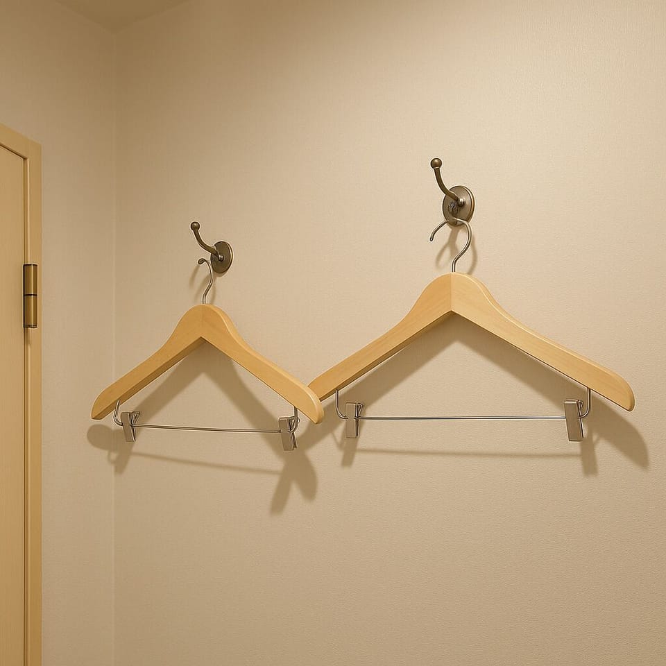 Blackout drapes, iron/ironing board (on request), WiFi (free)
