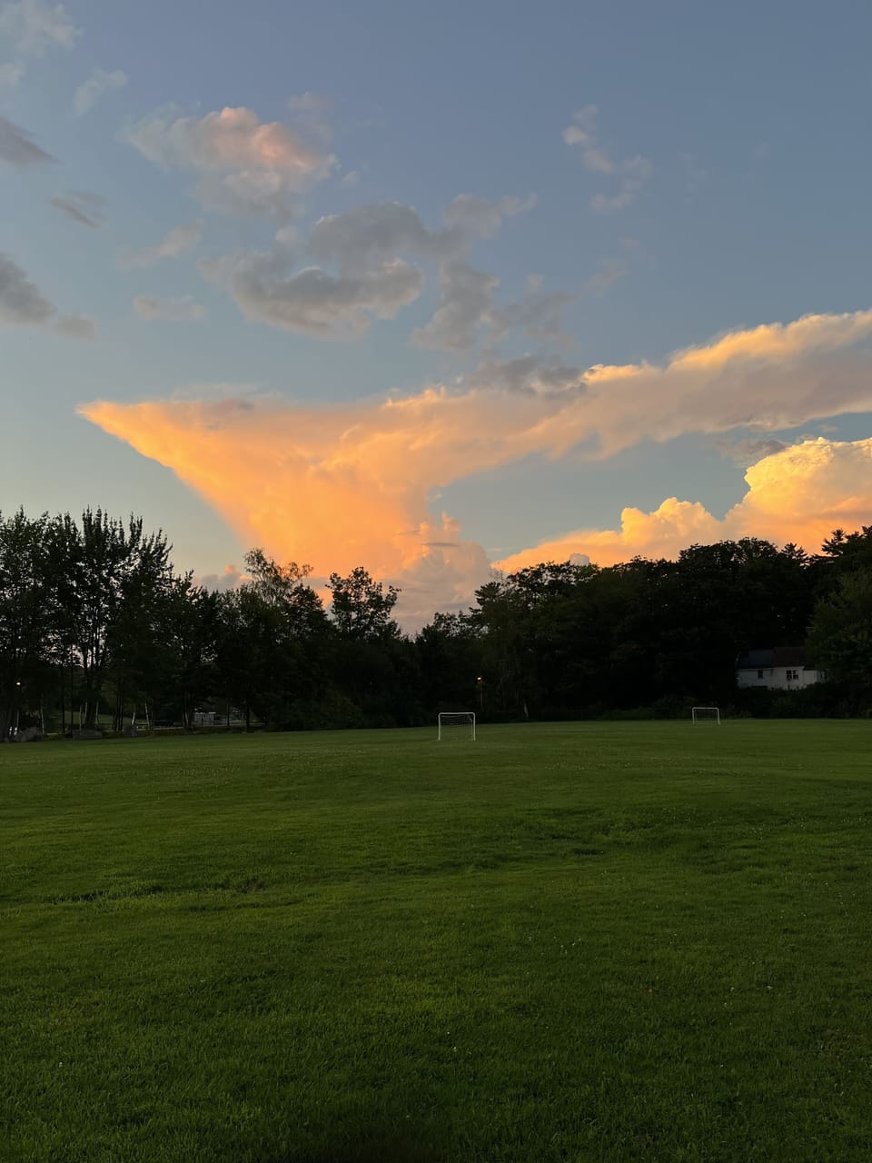 Athletic field, tennis and pickle all courts a stone’s throw away.