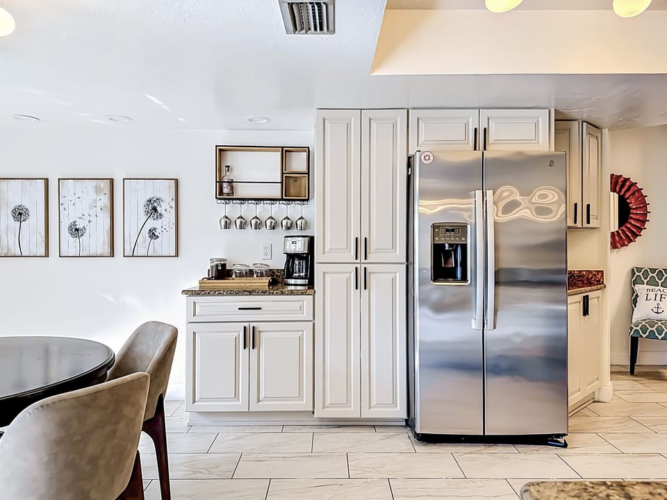Prepare your favorite breakfast meal, and enjoy it in our own little kitchen nook. 