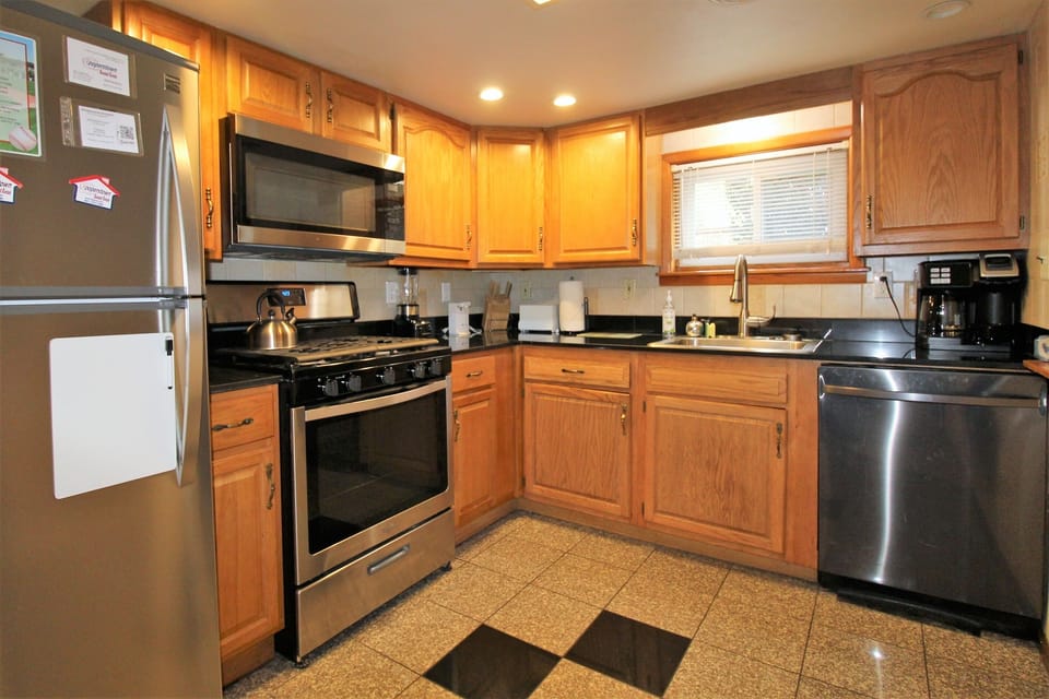 Double Play #1 - Kitchen with stainless steel appliances