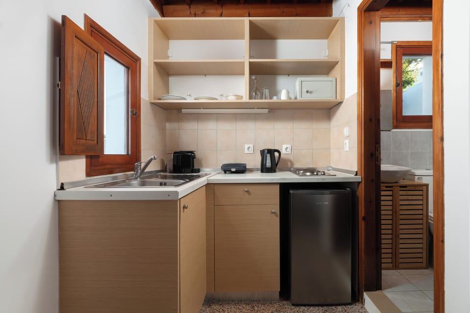 Rooftop Studio with Sea View | Private kitchen