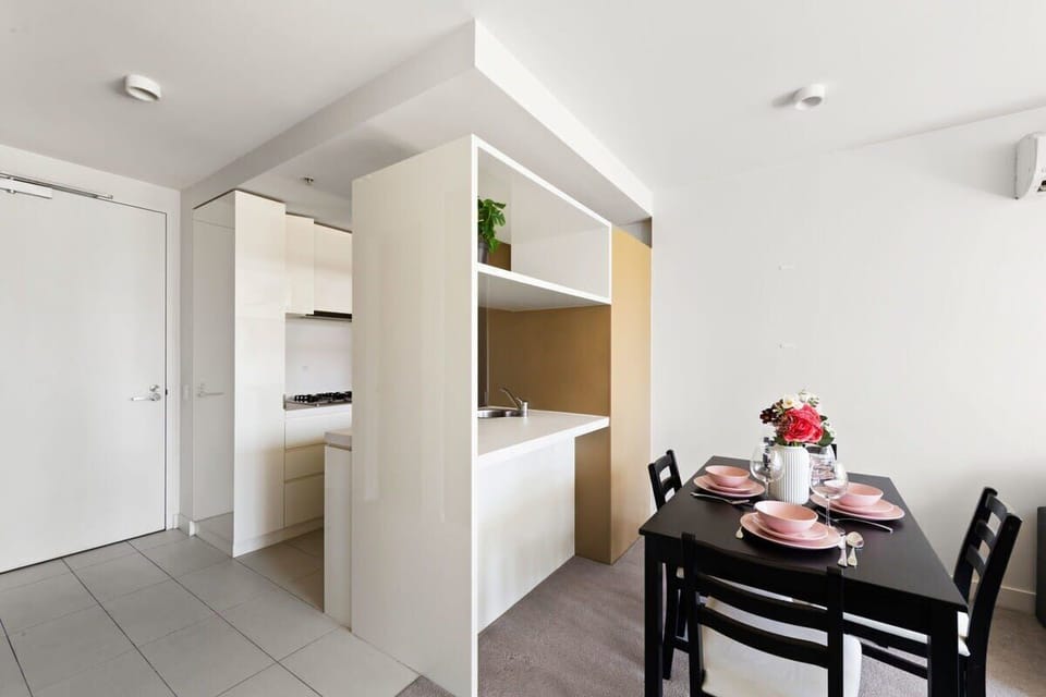 A kitchen & dining area.