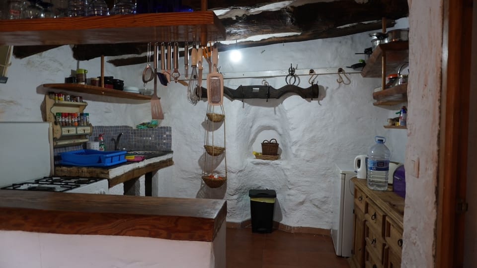 Traditional kitchen in Walnut Cortijo, Cortijos Rey Fini.