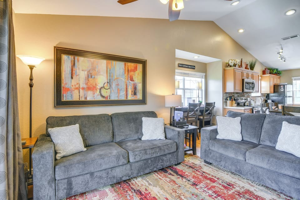 Branson Vacation Rental | 2BR | 2BA | 900 Sq Ft | Stairs Required