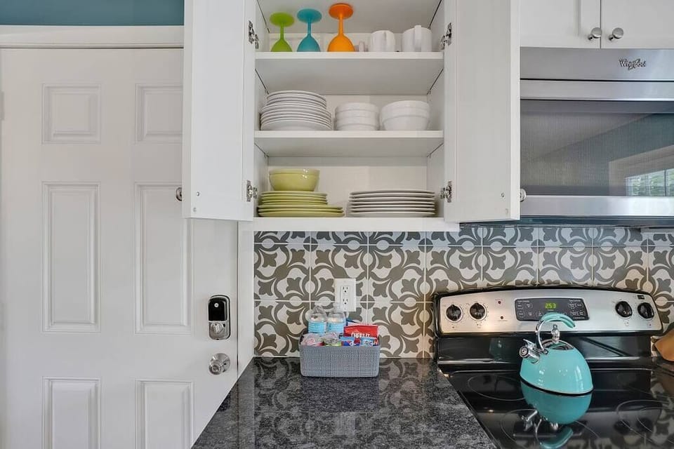 Fully stocked kitchen