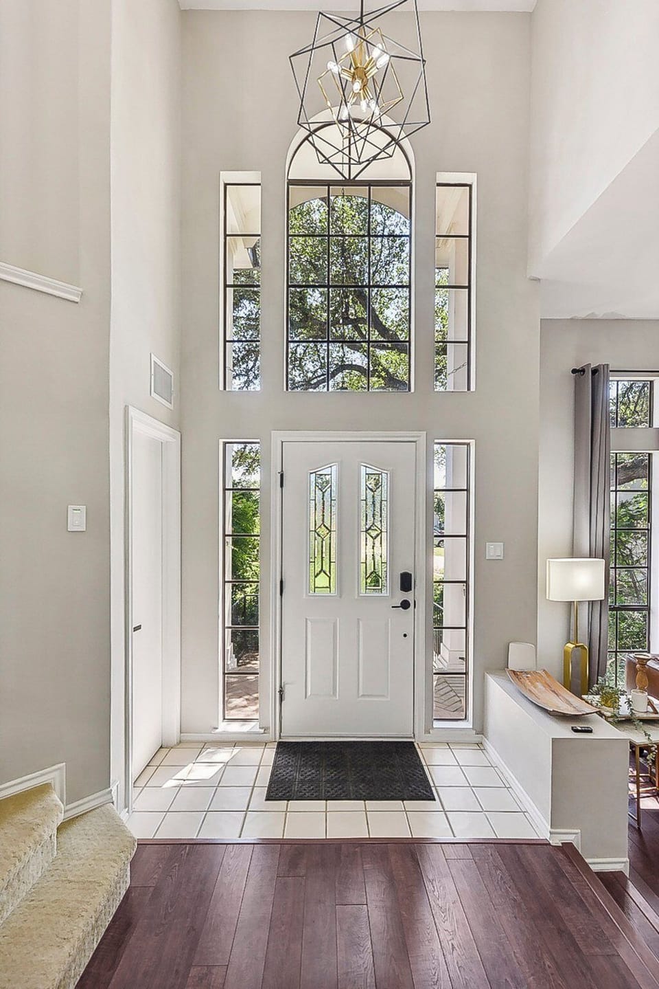 Grand entry foyer, stunning mood lighting