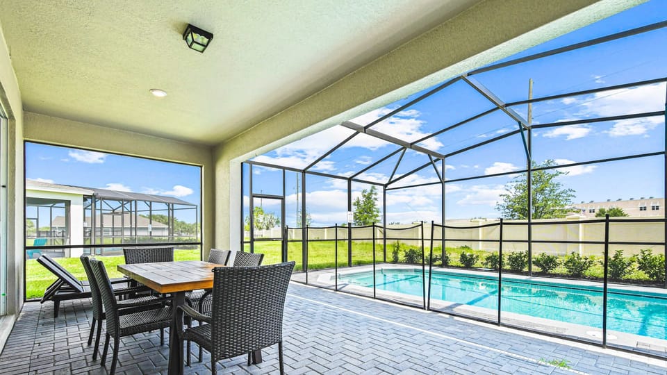 Relax by the poolside and soak up the sun in our beautiful pool, offering you a peaceful escape during your stay.